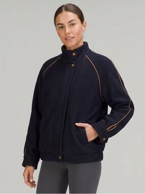 Vintage Bagatelle Montreal Wool Coat Jacket – Navy Blue  - Women's Size 8